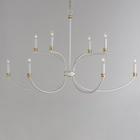 Maxim Lighting Charlton 8-Light Chandelier 11378WWTGL